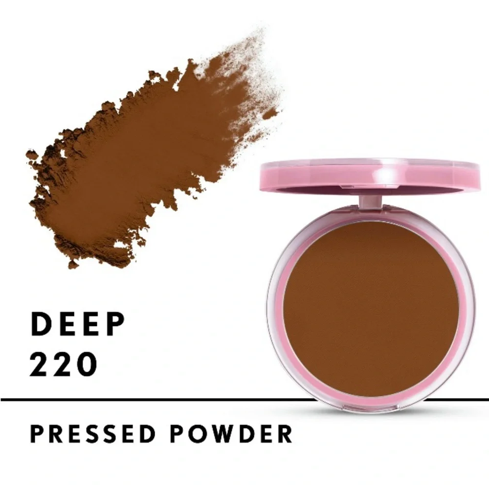 Lot 4 Covergirl Clean Fresh Pressed Powder 220 Deep Vegan Controls Shine Brown